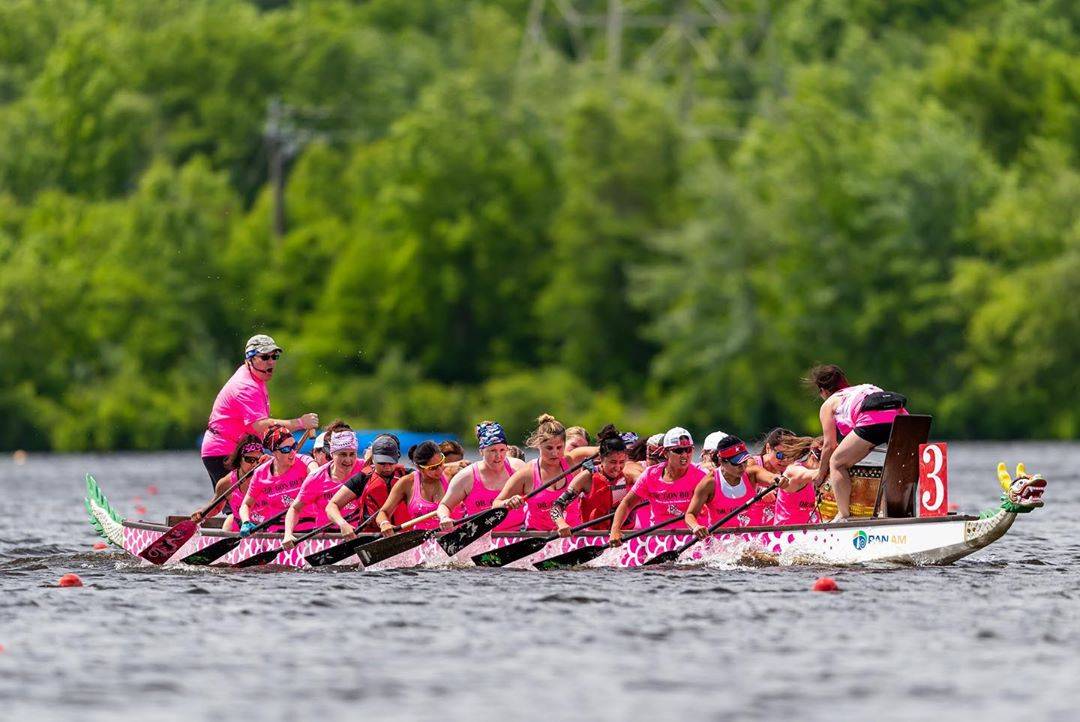First Ladies in Paddle for Pink